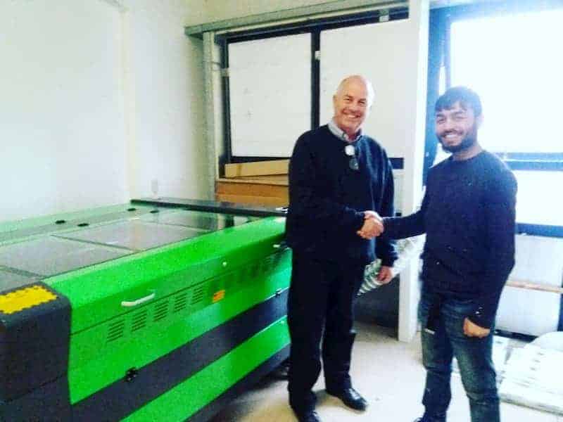 Lasertech 1300 x 900 mm Laser Cutter Install.