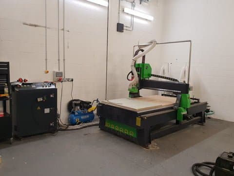 A9 CNC Router with 8 station automatic tool changer and vacuum pump