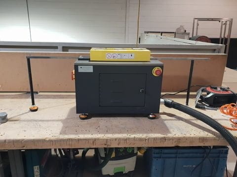 Diamond Edge Polisher installed in a machinery guarding engineering company in Daventry.
