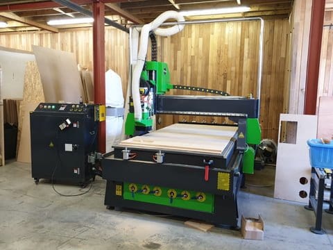 CNC routing machine installed in Yorkshire.