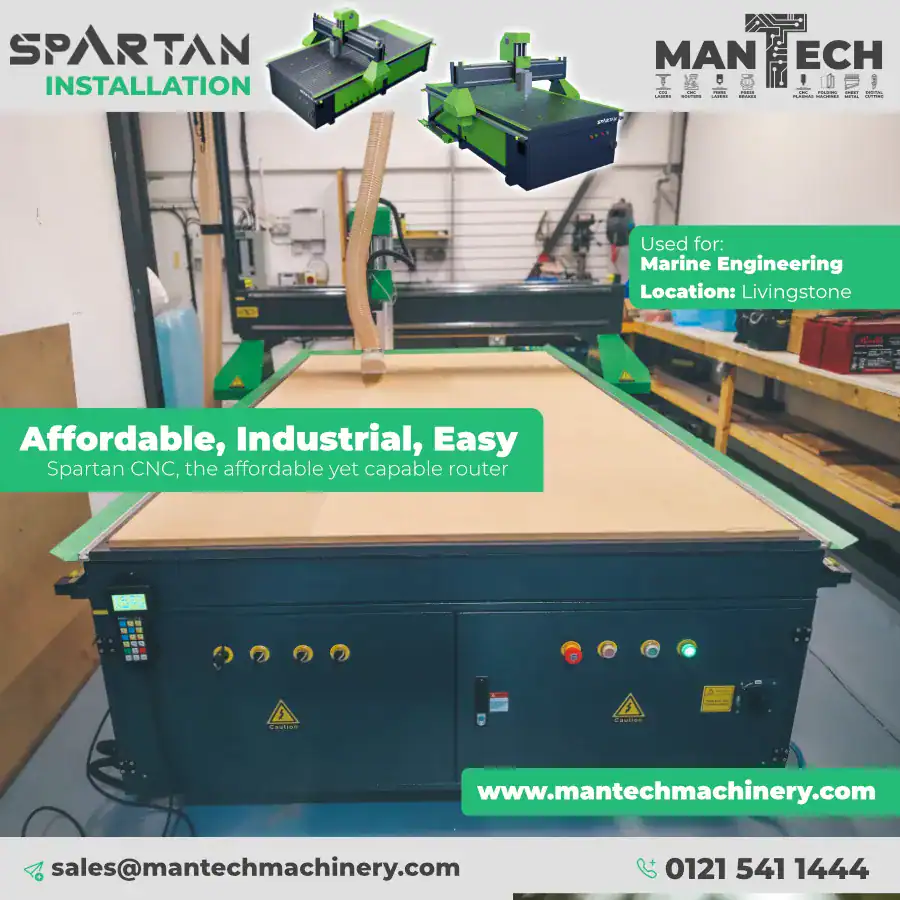 New CNC Router Installation – Livingston