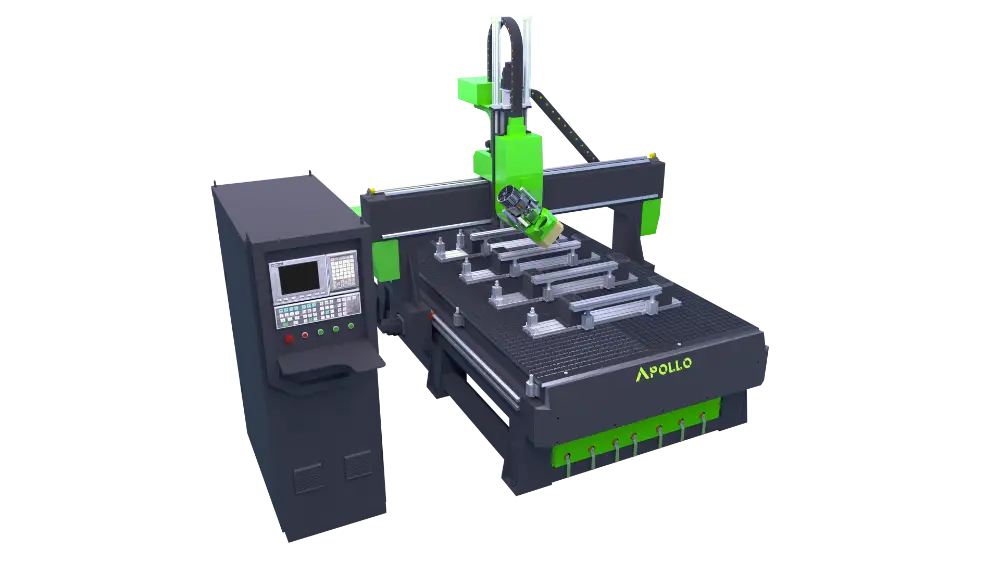 Apollo 4-Axis ATC CNC Router – Advanced Multi-Angle Industrial CNC Machine