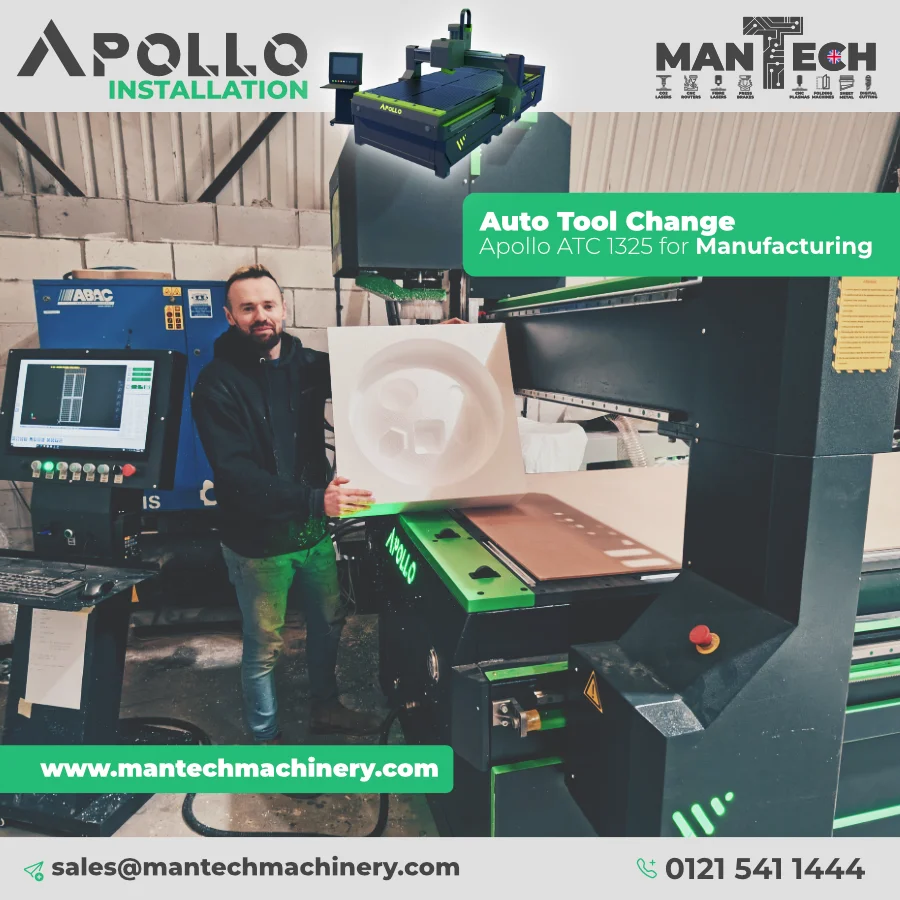 Apollo 1325 CNC Router Installation in Winchester