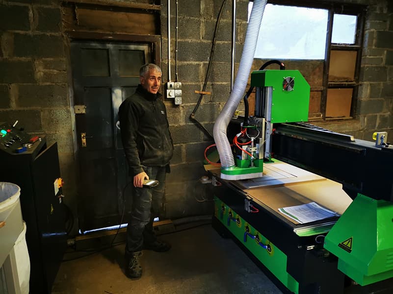 SINGLE PHASE CNC ROUTER INSTALLATION IN IRELAND