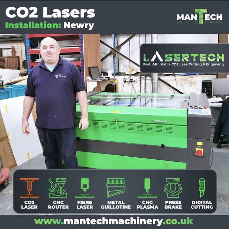 CO2 Laser Cutter Install – Newry