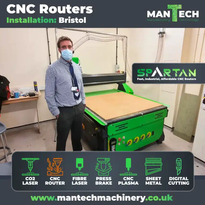 Spartan 1313 CNC Router: Installed For Our Valued Bristol Clients