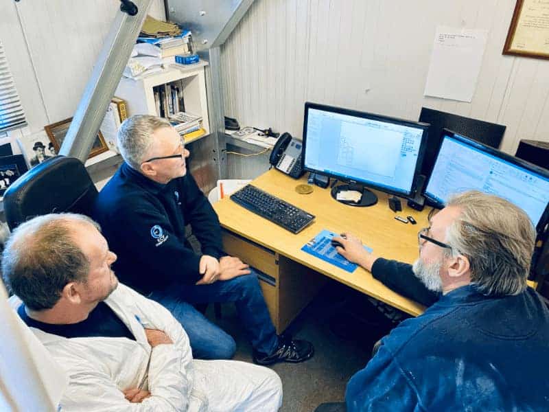 Customer Training On CNC Router Software In South Shields