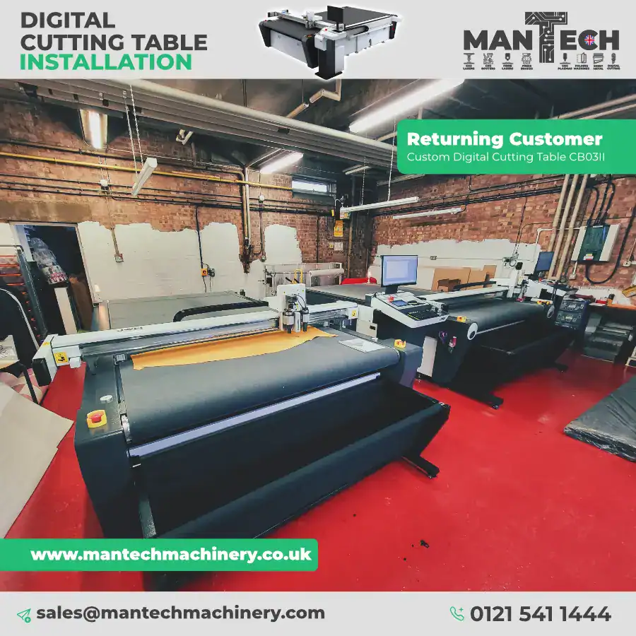 Return Customer in Suffolk Upgrades with a Second CB03II Digital Cutter