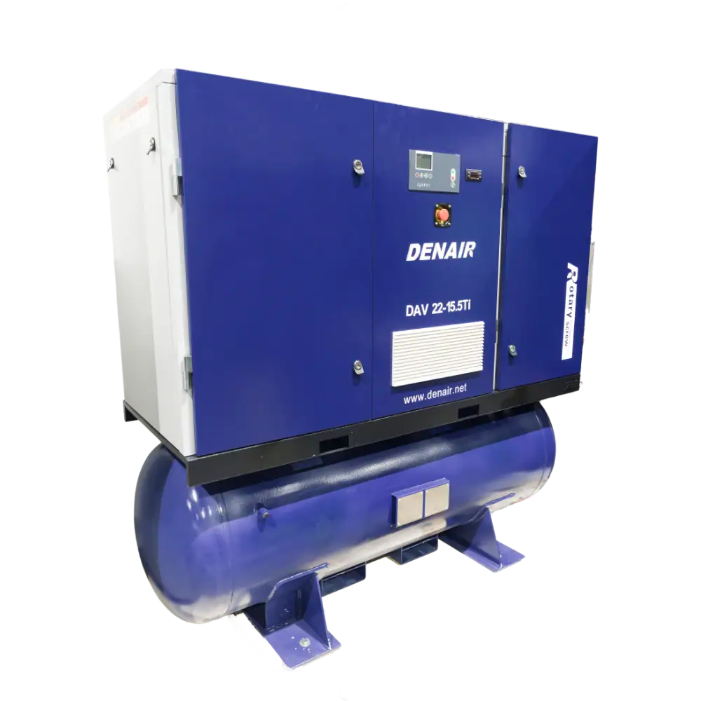 Denair DAV22-15.5 Ti air compressor — detail