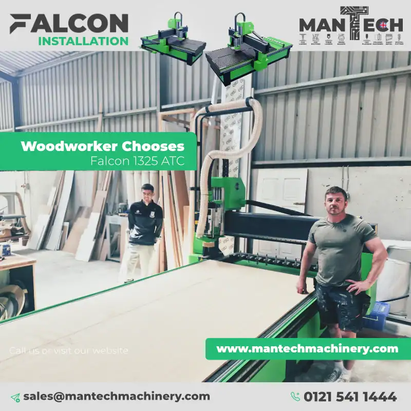 Falcon 1325 CNC Router Commissioned for Irish Woodworking Client
