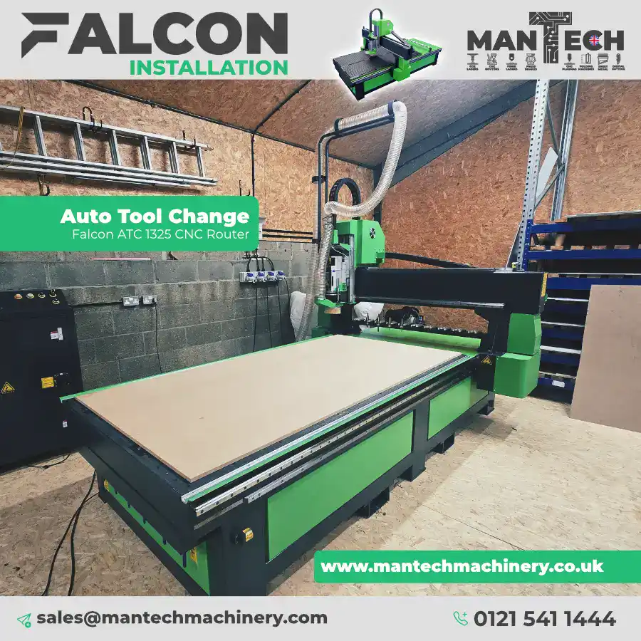 Falcon 1325 ATC CNC Router Installed in Suffolk