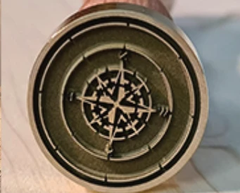 Fibre laser engraving sample C