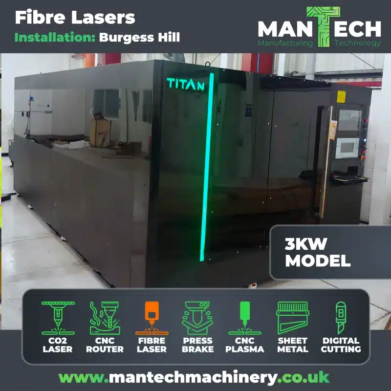 Titan T3 Fibre Laser Installation Completed Successfully
