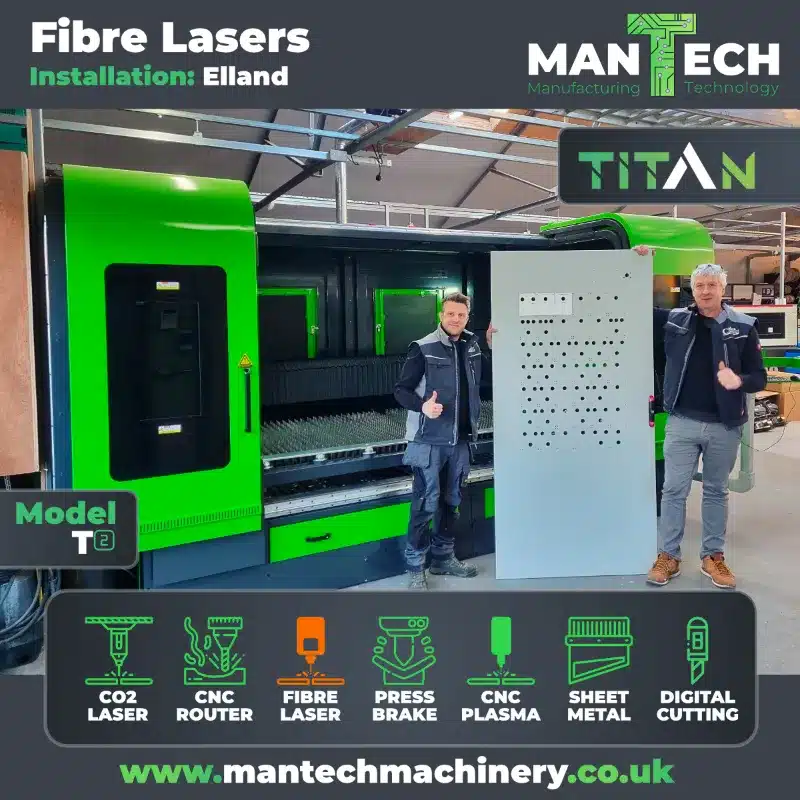 Titan T2 Fibre Laser Cutter Installation Completed in Elland