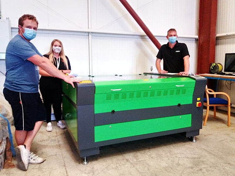 Plastics Fabricator Chooses Lasertech CO2 Laser