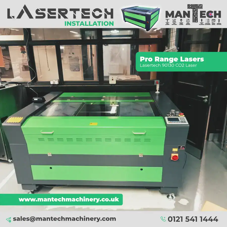 Lasertech 90130 CO2 Laser Cutter Installed in Belfast