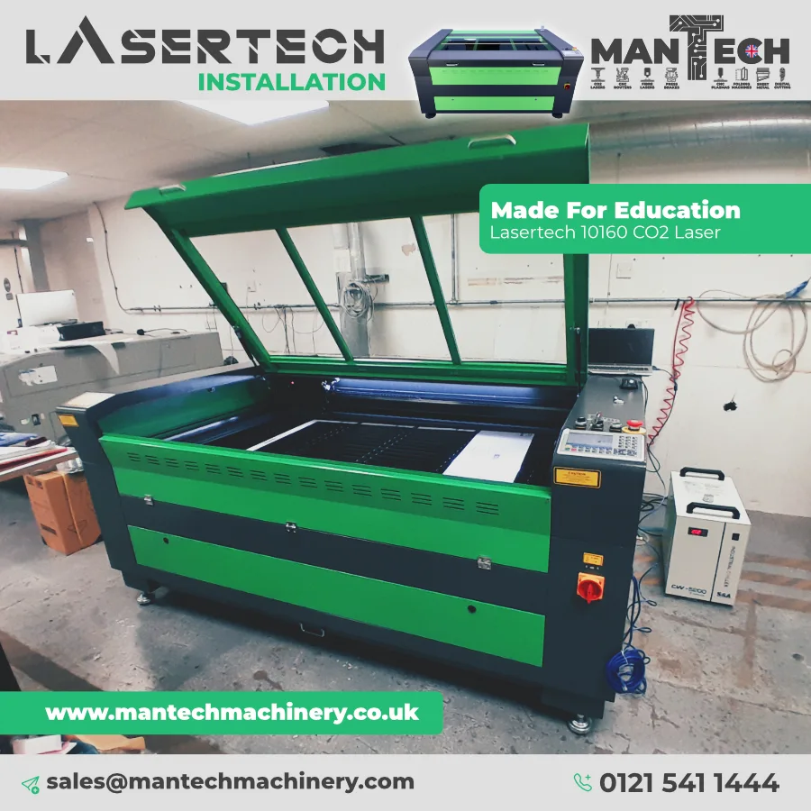 Successful Installation of Lasertech 10160 CO2 Laser Cutter in Corby!