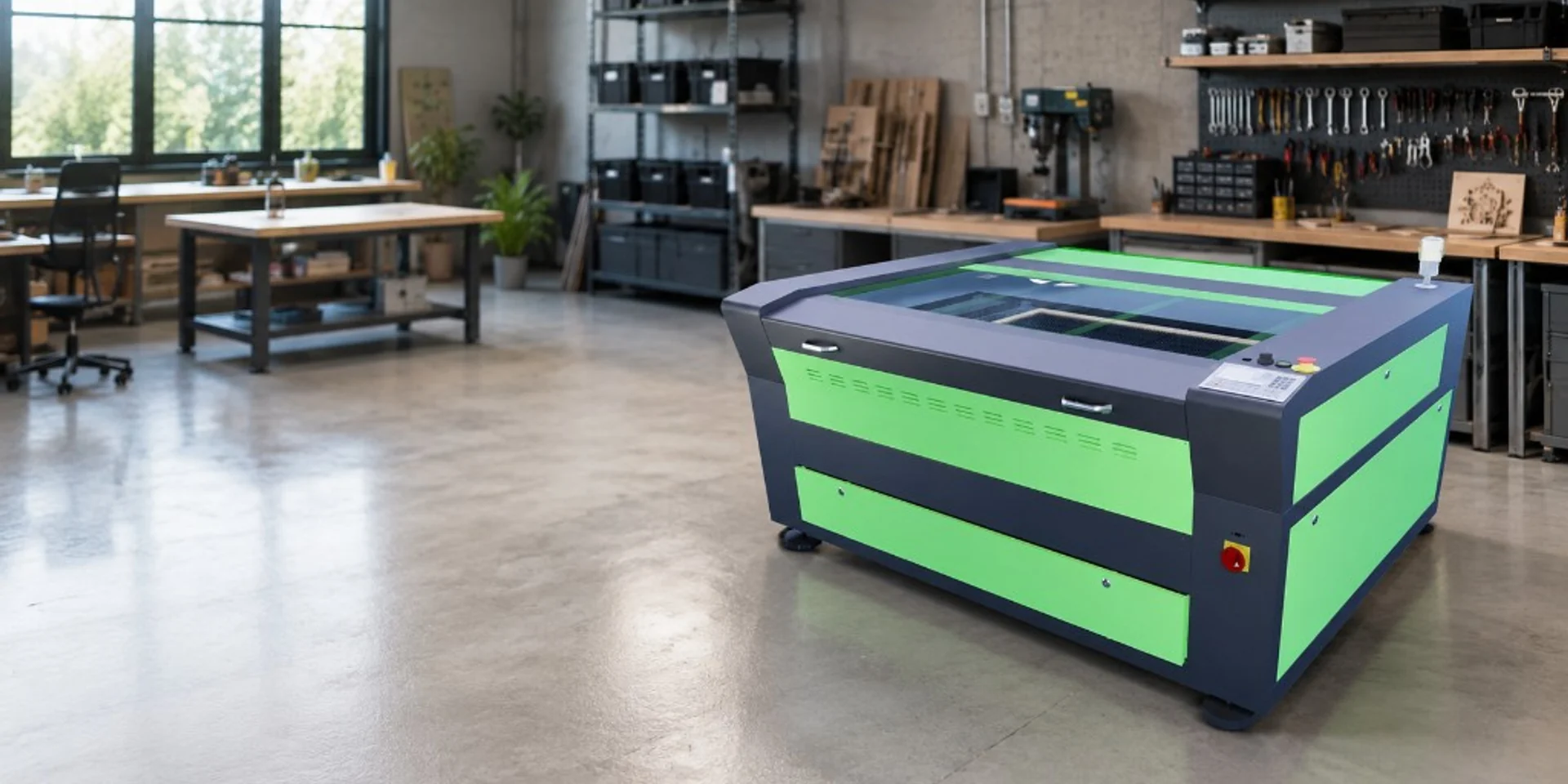Lasertech M-CUT CO₂ laser cutter in UK production workshop — Mantech UK