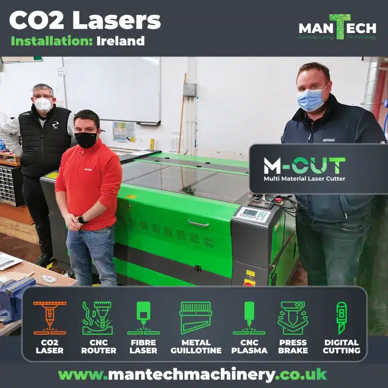 M-CUT Multi-Material Laser Cutting System Successfully Installed in Ireland