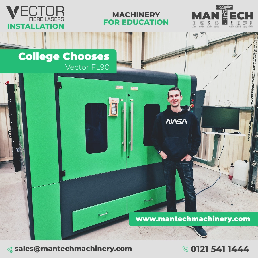Perth College Enhances Engineering Training with FL90 Fibre Laser Cutter Installation