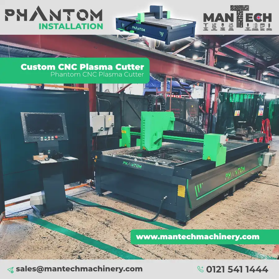 Custom Phantom CNC Plasma Cutter Installed for Steelworks & Fabrication Specialist in the UK