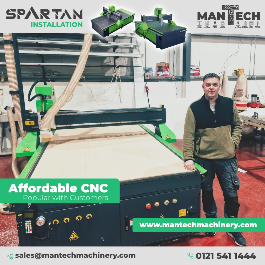 Spartan 1325 CNC Router Installed in Gorey for Custom Sign Maker