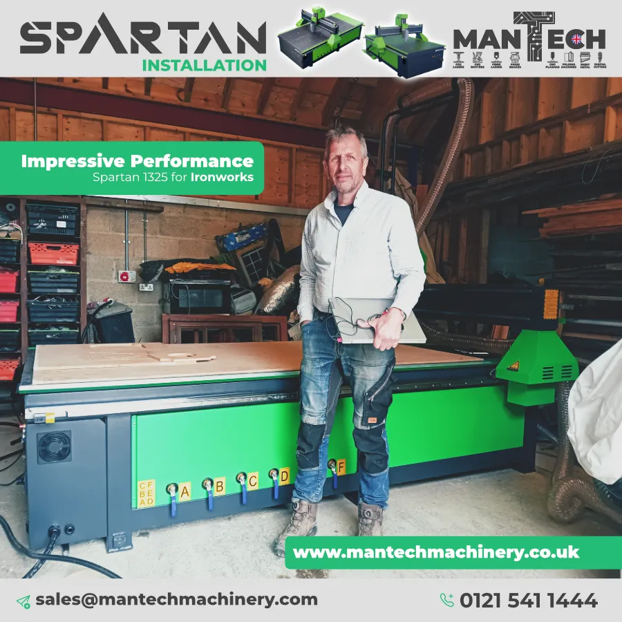 Spartan 1325 CNC Router – Installation in Oxford
