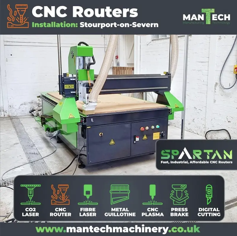 Advanced Engineering Firm Chooses Spartan CNC Router