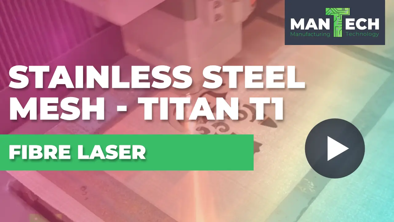 Stainless Steel Mesh Cutting – Titan Fibre Laser
