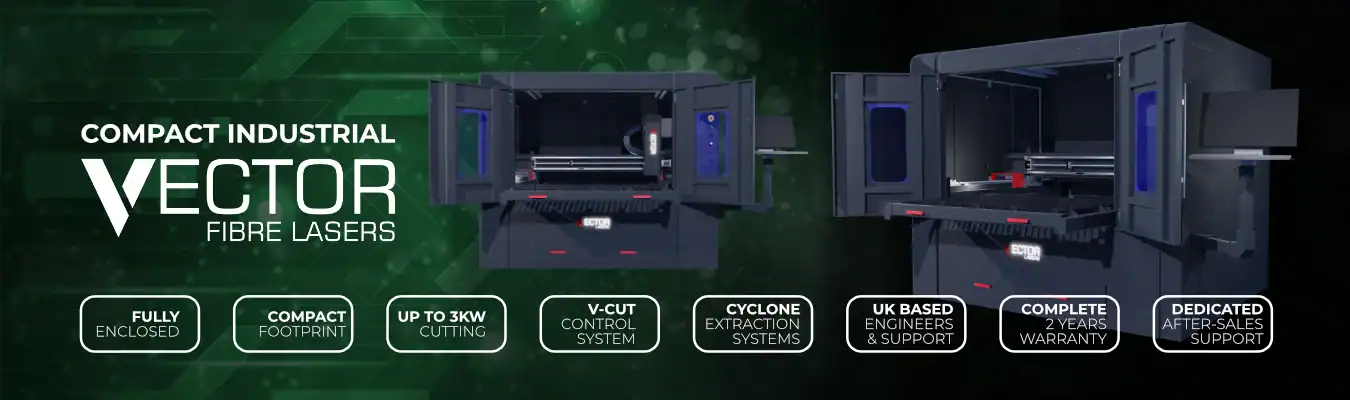 Vector FL90 Fibre Laser Cutter Mantech UK