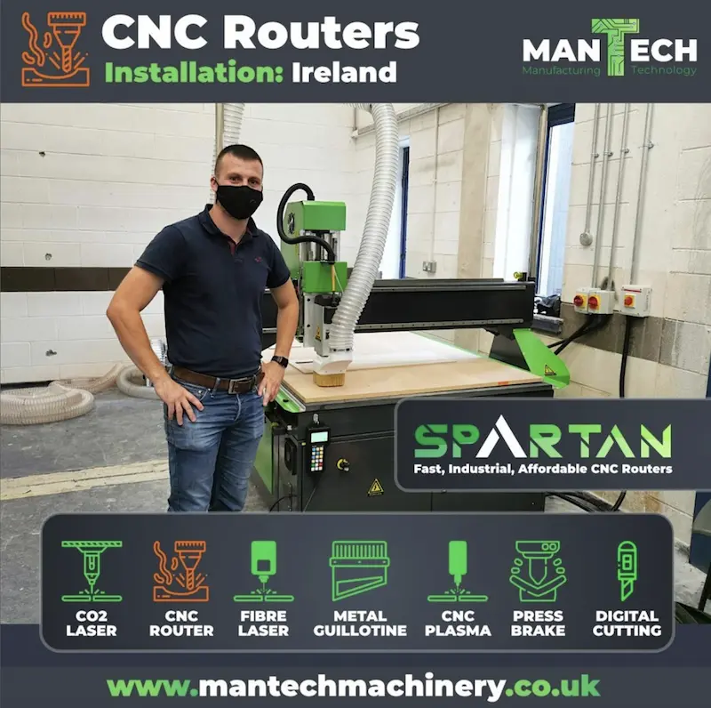 College In Ireland Chooses Spartan CNC Router