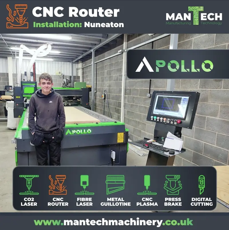 Nuneaton Customer Opts For Apollo High-Performance ATC CNC