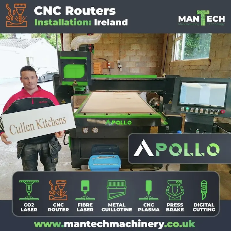Kitchen Cabinet Maker Chooses Apollo CNC – Ireland
