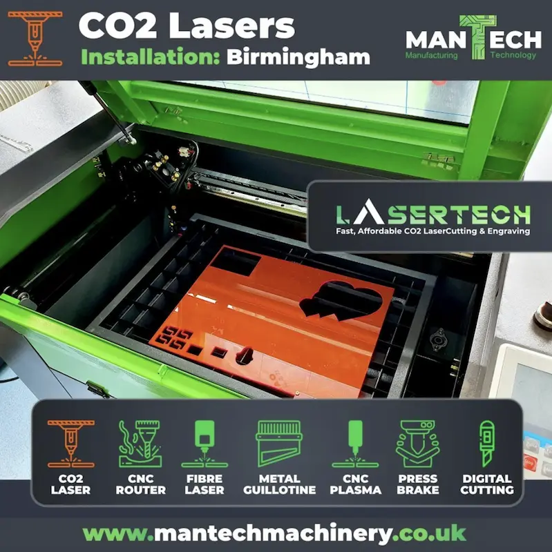 Birmingham School Picks Lasertech CO2 Laser Cutter