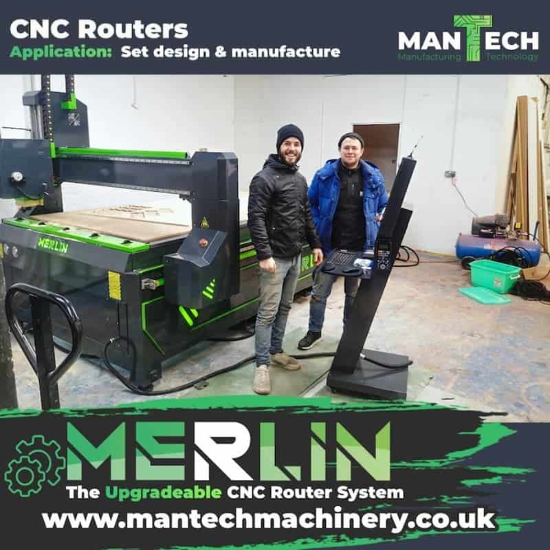 Set Designers based in Croydon choose Merlin CNC Router