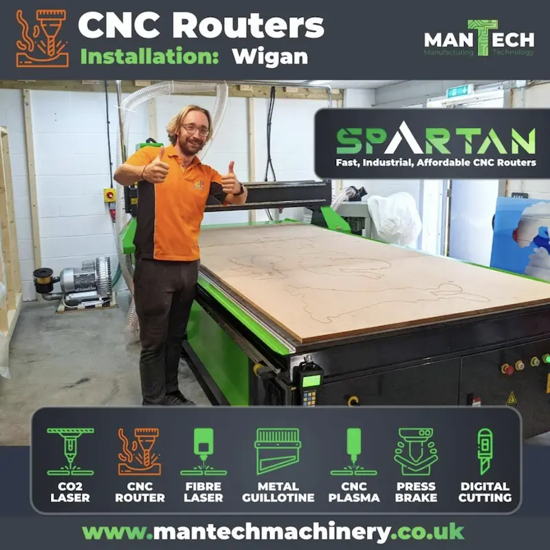 Signage Customer Opts For Spartan CNC Router