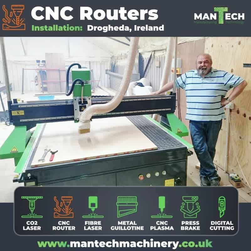 Customer in Ireland Chooses Spartan CNC Router