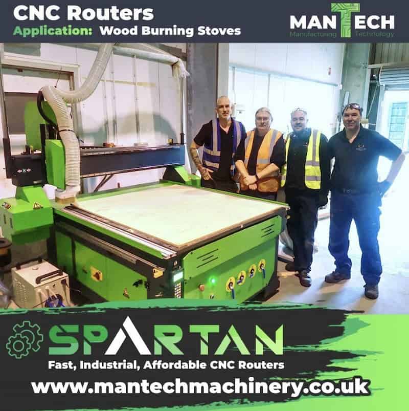 Heating & Fireplace Manufacturer Opts For Spartan CNC Router