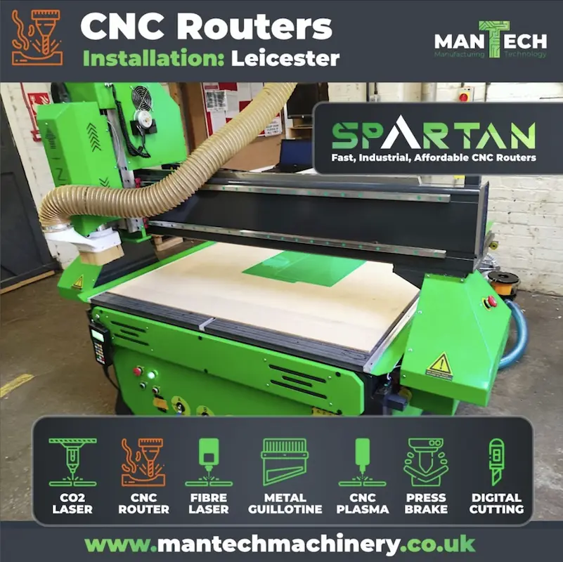 Leicester Based Firm Chooses Spartan CNC Router