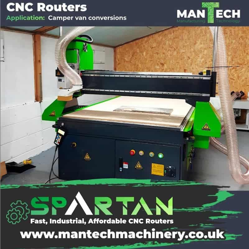Derby Based Camper Van Conversion – Spartan CNC Router
