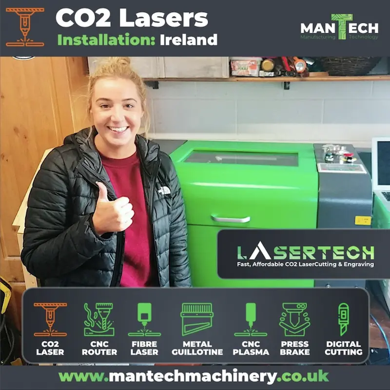 Customer in Ireland Loves Their Desktop Laser
