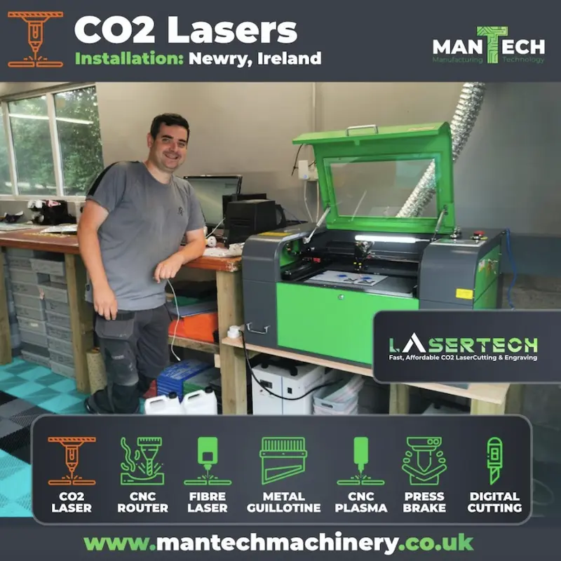 Desktop Laser Installation – Ireland