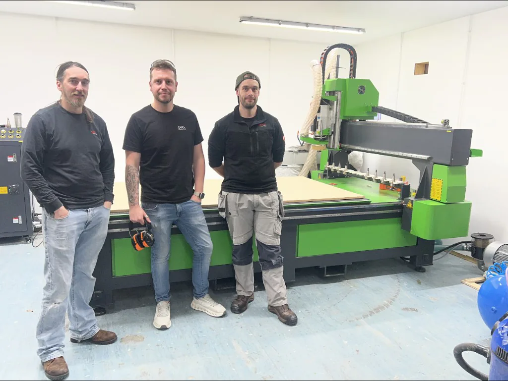 Falcon 1325 ATC CNC router installed in Shetland