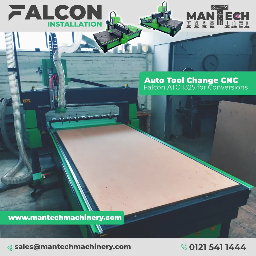 Falcon 1325 ATC CNC Router Installed for a Camper Van Conversion Company in North Shields
