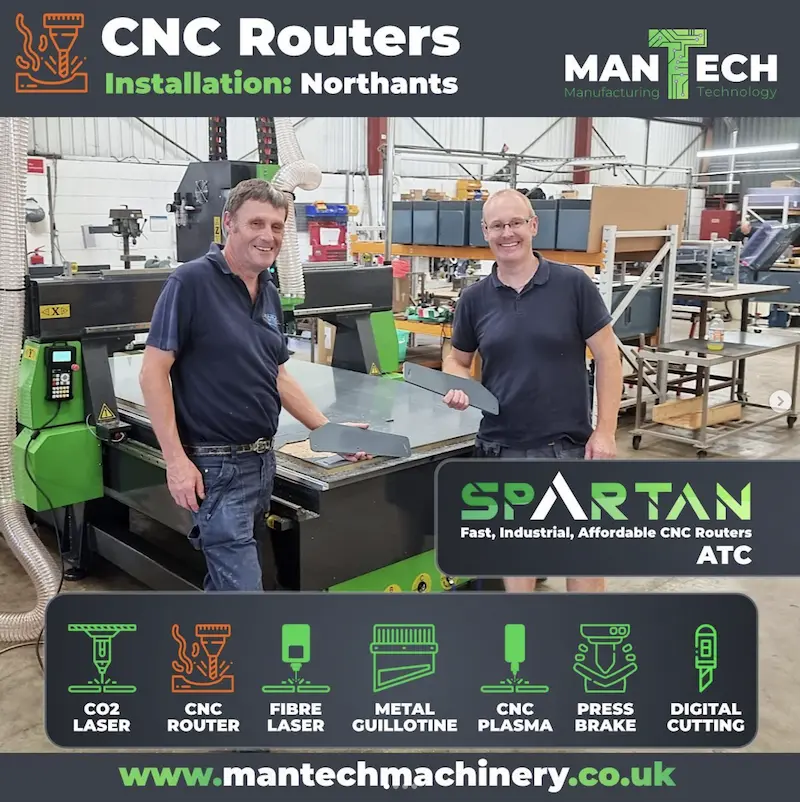 Northants Based Customers Choose Mantech CNC Router