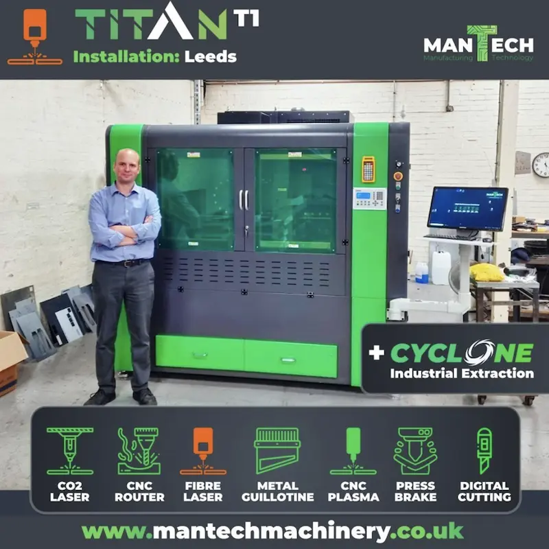 Compact Fibre Laser Cutter – Leeds