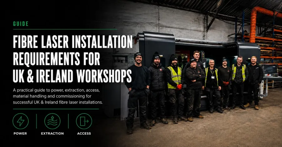Fibre laser installation requirements guide for UK and Ireland workshops — power, extraction and access