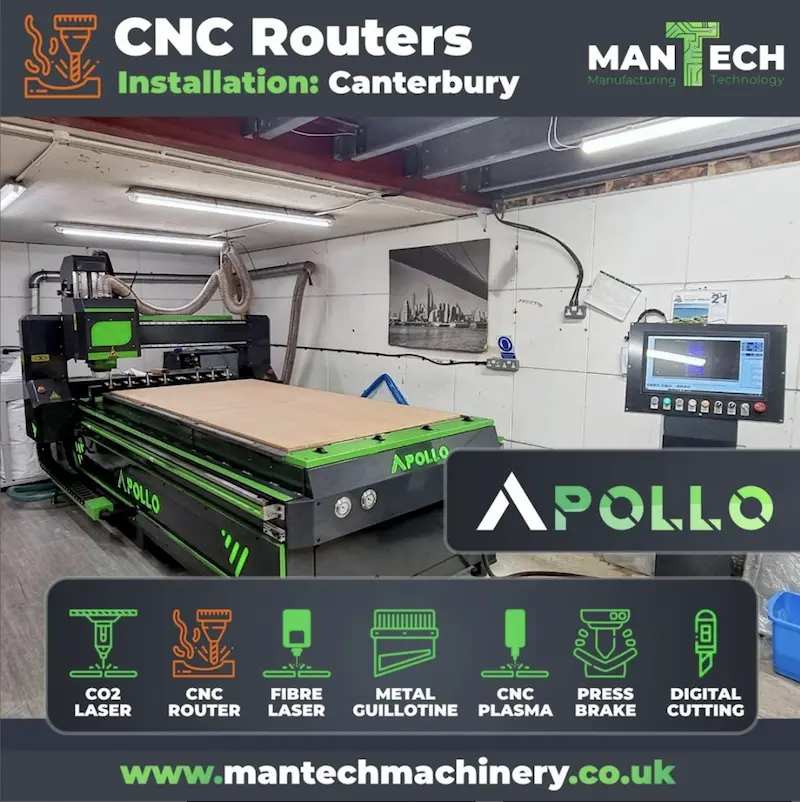 Design Company Chooses Apollo ATC CNC Router