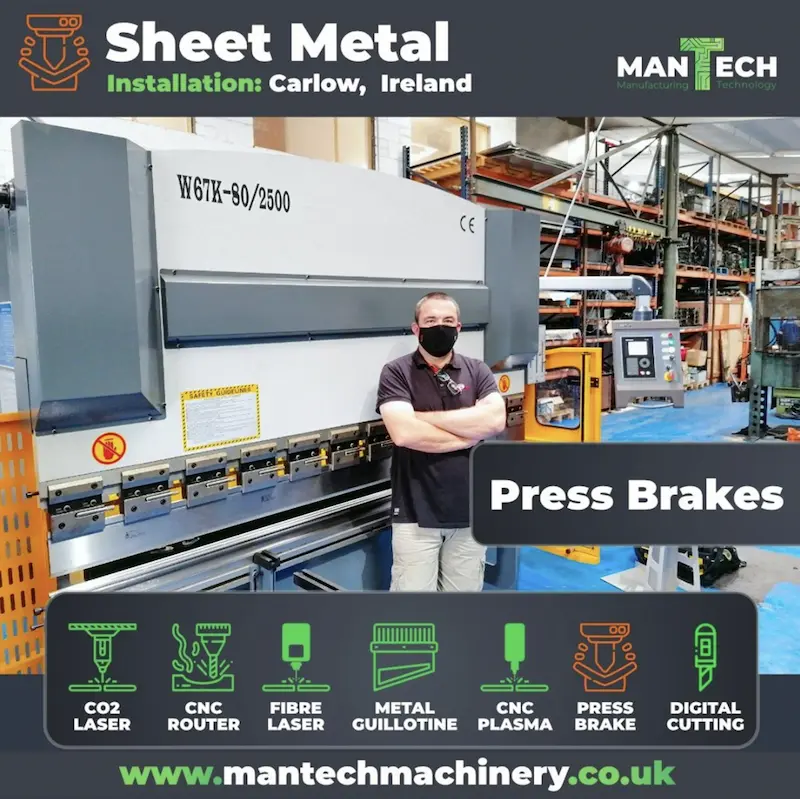 80T Press Brake Installation – Carlow