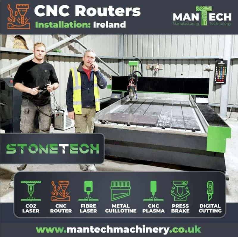Slate Cutting Customer Chooses Stone Router